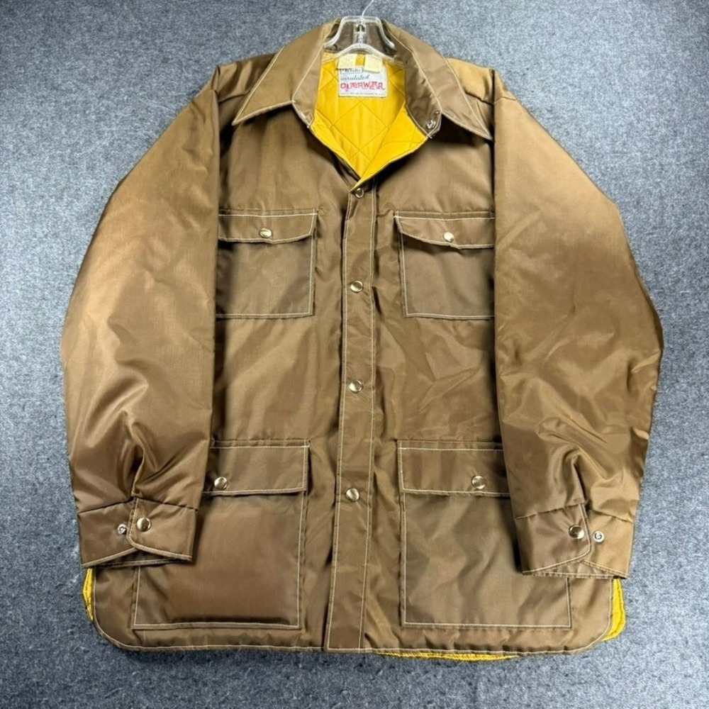 Vintage Walls Insulated Outerwear Jacket Nylon Quilted USA Made Mens L 42-44